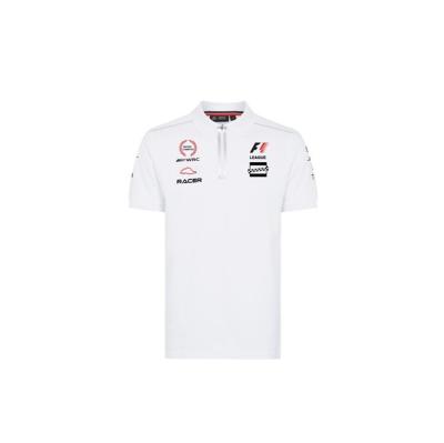 China Custom Logo Printed Plus Size Men's Pullover Racing Sport Polo Shirts at Affordable Prices for sale