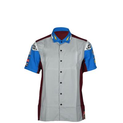 China 100% Cotton Polo T Shirt Custom Logo Team Uniform Car Racing Sport Wear for Adults for sale