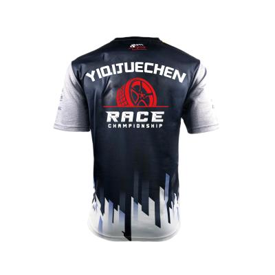 China Camisetas de logotipo personalizado Camisetas de hombres de carreras de equipos sostenibles para entusiastas de la ropa deportiva en venta