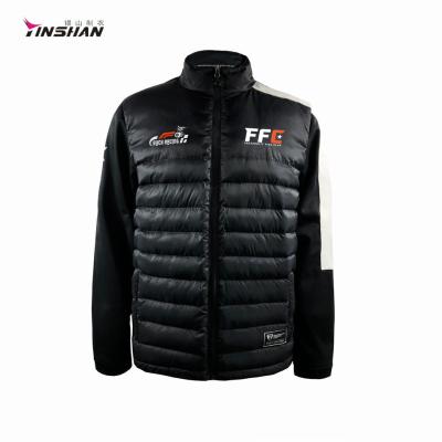 China Custom Logo Men's Softshell Zipper Fleece Sports Team Racing Jacket Vest with Pockets for sale