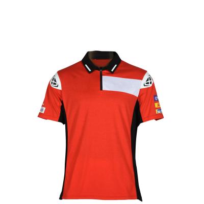 Cina Tessuto di cotone traspirante manica corta Tennis Jersey design Polo Collo T-shirt per uomini in vendita