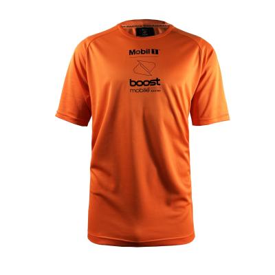 Cina Stampa a sublimazione T-shirt arancione per uomini S/M/L/XL Logo personalizzato in vendita