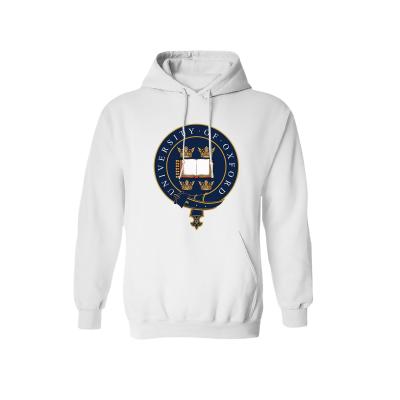 China Persoonlijke logo drukken op witte universiteit hoodie voor sport gebied Team Spirit uniformen Te koop