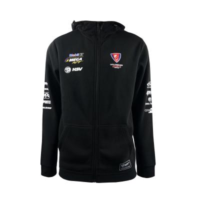 Cina Personalizza il tuo design con cappuccio con cerniera piena Motocross Sport Hoodies da corsa per autunno in vendita