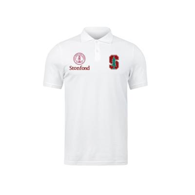 China Manga corta estilo casual logotipo de la universidad Polo para respirar y secar rápidamente en venta