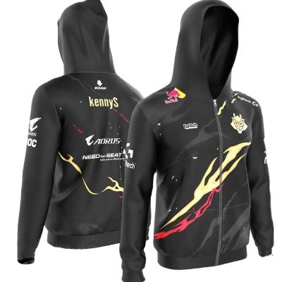 China Mensen hoodies sweatshirts met full zip up en custom logo design herfst seizoen klaar Te koop