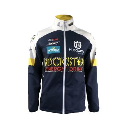 China 18. Men's Custom Embroidered Softshell Racing Jacket for Motorcycle Auto Competitions for sale