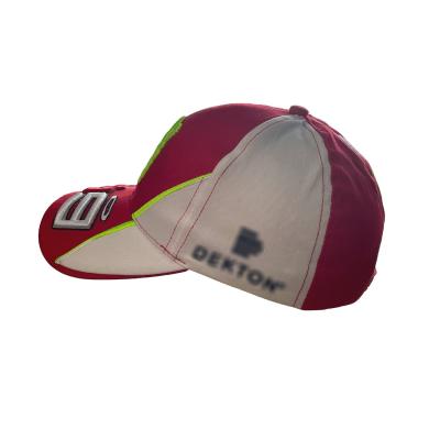 China Sombrero de estilo deportivo de 6 paneles Sombrero de béisbol con bordado completo Sombrero de carreras de F1 para adultos en venta