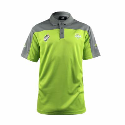 China Individuell angepasste Atemfähige Baumwoll-Polyester-Cricket-Polo-Shirt mit persönlichem Design zu verkaufen