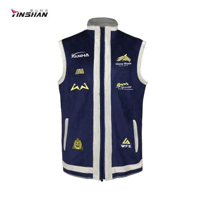 China Custom Logo Reißverschluss Softshell Mantel Training Männer Ärmellose Workout Shirts Sport Fitnessweste zu verkaufen