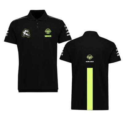 China Custom Logo Druck Atemberaubende und schnell trockene Moto Polo für Rallyehemden und Motorräder zu verkaufen