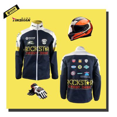 China Chaqueta de carreras de NASCAR personalizada S/M/L/XL con diseño clásico retro y parche de logotipo OEM en venta