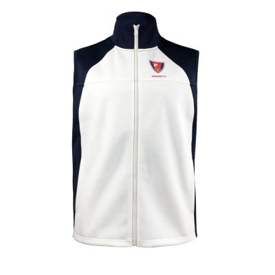 China Custom Quick Dry Zip Jersey Sleeveless Sport Vest For Men Design Soft Shell For Racing for sale