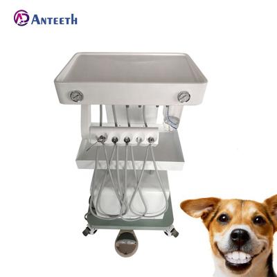 China Dental Equipment Luxury Portable Dental Mobile Veterinary Scaler Unit Anteeth Clinic Veterinary Dental Unit for sale