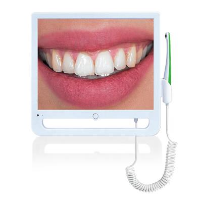 China Plastic Intraoral Dental Camera Wifi High Resolution 12 Mega Pixel With HDMI Connector Intra Oral Endoscope 17 Lcd Monitor for sale