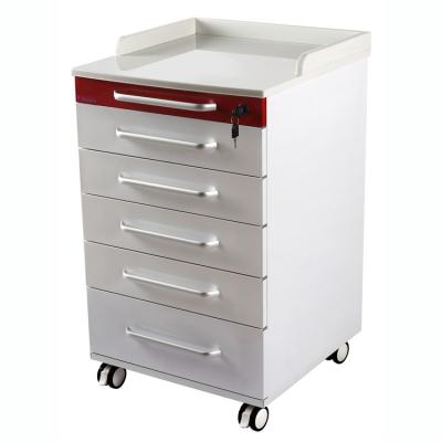 China Can Be Customized Apple Green Color New Style Dental Supply Furniture Customized Mobile Dental Cabinet for sale