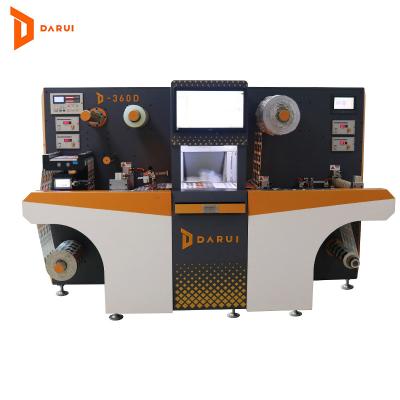 China Garment Shop DARUI D360 Digital Roll To Roll Roll To Cover Laser Die Cutter Self Adhesive Paper Automatic Digital Die Cutting Machine for sale