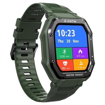 China 2022 NEW 3ATM IP67 touch screen reloj smart watch fitness tracker C16 outdoor rugged waterproof smartwatch for sale