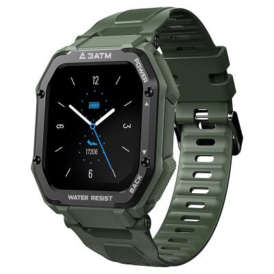 China Custom Smart Watch 3ATM IP68 Touch Screen Waterproof Dustproof Rugged Outdoor Fitness Tracker Smartwatch for sale