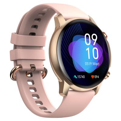 China Touch Screen 5ATM Water Resistance Smartwatch 1.32 Inch 360*360 Screen Blood Pressure Heart Rate Monitor 20 Sports Smart Watch for sale