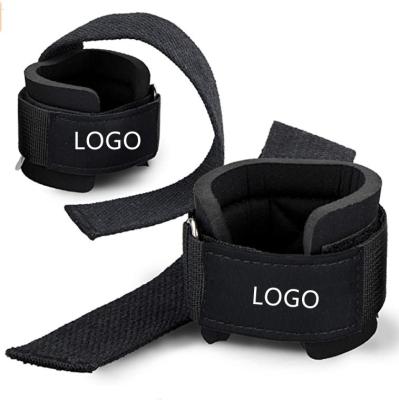 China Sports Protection Fitness Weightlifting Straps Weightlifting Straps Wraps Grip Gym Exercise Weightlifting Straps for sale