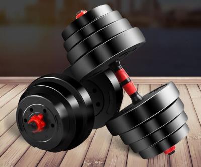 China Barbell universal plastic cement dumbbell material for sale