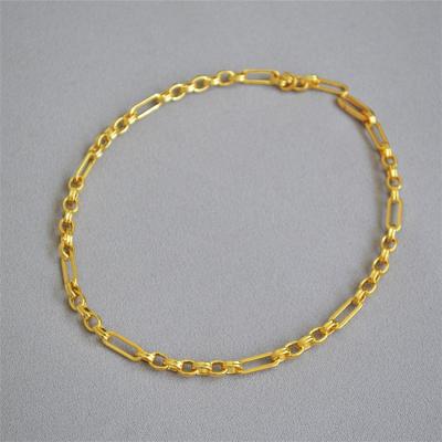 China PS Fashion Style 18K Gold Chunky Chain Women Brass Chain Punk Necklace for sale