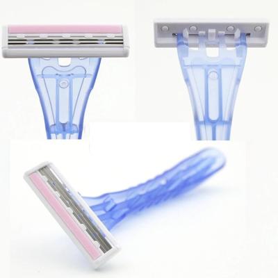 China Ladies Triple-Layer Razor With Cover Feature Safety Razor All Available 2 Pieces Of LT3 for sale