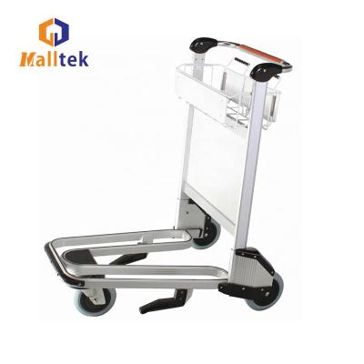 China Internationale luchthaven van aluminium legering Luchthaven bagage trolley met rem Te koop