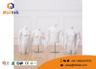 China Medio maniquí hembra-varón del torso del cuerpo superior de las colocaciones de la exhibición de Body Shop en venta