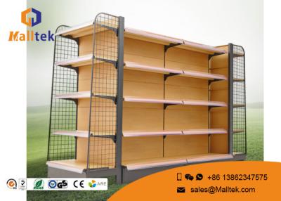 China 90KG Loading Capacity Supermarket Gondola Shelving Supermarket Display Racks for sale