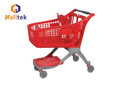 Cina supermercato di plastica Mesh Shopping Cart del carico 80kgs in vendita