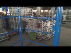 Steel Warehouse Foldable Roll Container Cage With Wheels