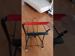 Removable Double Steel Supermarket Shopping Trolley Cart For Basket