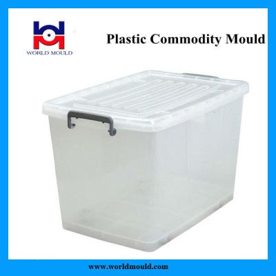 China PP Steel Large Plastic Storage Container Box Mold With Lock In Huangyan for sale