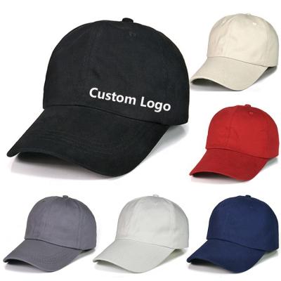 China breathable & Printed and Embroidered Simple Pure Cotton Flat Casual Hat Unlined Soft Top Lightweight Blank Waterproof Logo Baseball Cap for sale