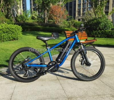 China Aluminum Alloy Electric Mountain Bike Rear Hub Motor 350W Kids E-MTB Electric Bicycle for sale