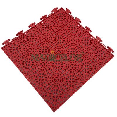 China Modern Free Design Plastic PP Anti Slip Interlocking Floor Tiles Deck Tiles Interlocking for sale