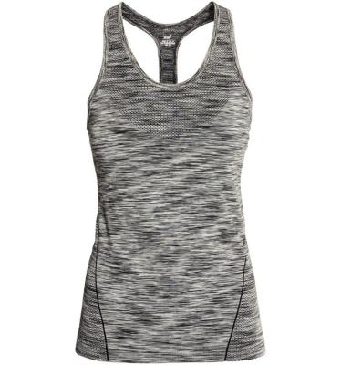 China Custom Women Sports Singlet Yoga Fitness Gym Seamless Tank Tops Breathable for sale