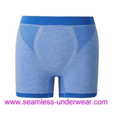 China CoolMax Breathable Spandex Boxer Briefs Seamless Mens Underwear for sale