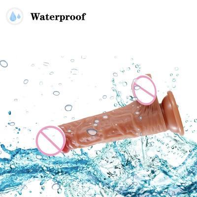 China Soft Silicone Liquid Silicone Dildo For Big Penis Female Realistic Sex Toys For Women for sale