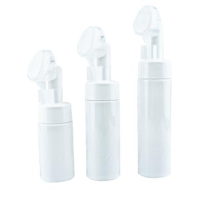 China 100ml 120ml 150ml 180ml Foam Soap Dispenser Packaging Bottle With Brush for sale