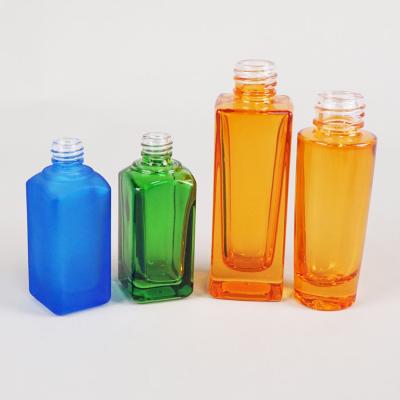 China Personal Care Amber Essential Luxury Oil Glass Empty Clear Frosted Dropper Bottle for sale