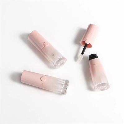 China Empty Pink Wand Lip Gloss Cosmetic Tubes Lip Gloss Lip Whitening Drop It Lip Balm Bottle Plastic Box Packaging for sale