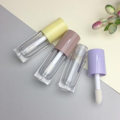 China High-grade customization of lip gloss tube lip light tube lip gloss bottle cosmetic portable square tube lipstick makeup packagingl for sale