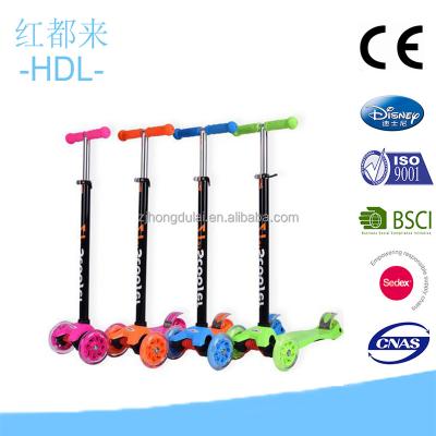 China Hot 21st Fashion Kids Scooter PVC HDL-717BX Pro Sales Scooter 3 Wheel Scooter for sale