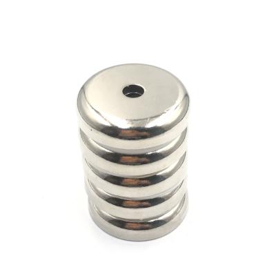 China Industrial Magnet Cutter Female Thread m6 Neodymium Pot Magnet For Holding Magnet for sale