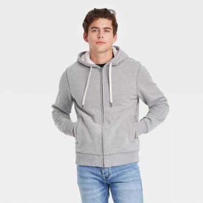 China Heavyweight Embroidery Graphic Mens Full Zipper Cotton Premium High Quality Sustainable Hoodies Custom Sustainable Zipper Hoodie For Men for sale