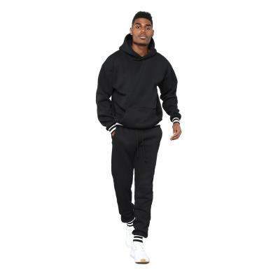 China High Quality Viable Custom Sweater White Sweat Suits Men Sweats With Pocket Tracksuits Set Blank Jogging Suits Men Sweatsuit for sale