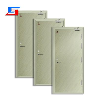 China Fire prevention Factory Wholesale Single Leaf Steel Wooden Fire Door Residential Corridor Fire Rated Door Other Doors for sale